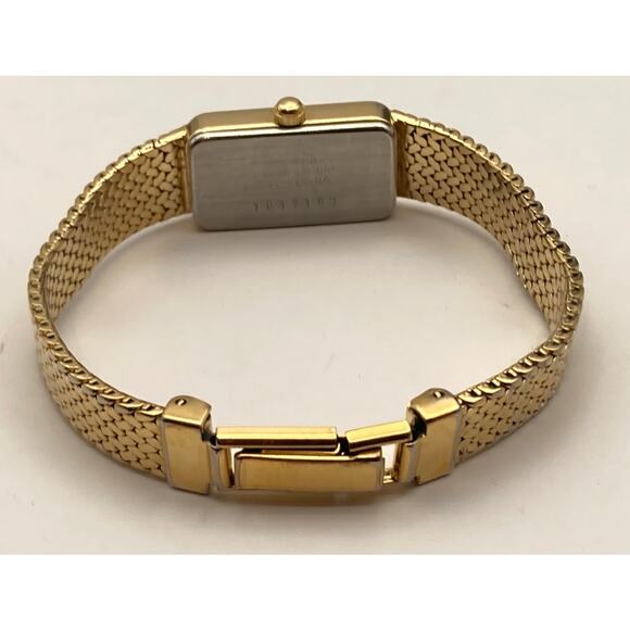 VTG Citizen Quartz Womens Petite Tank Watch 13mm New Battery Wrist 5.75 - Picture 4 of 11